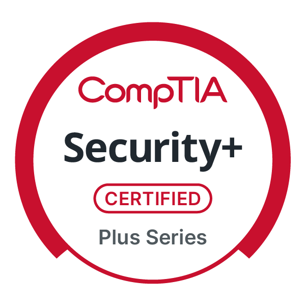 Badge de certification CompTIA Security+